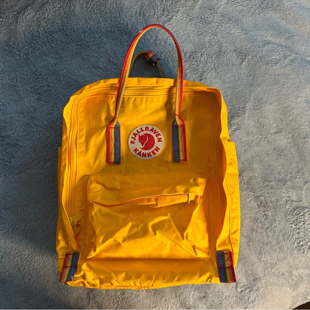Fjallraven Kånken Bright Yellow Backpack